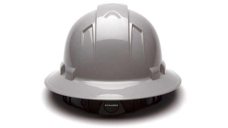 Ridgeline Pyramex Ridgeline Full Brim Hard Hat 4 Point Ratchet Gray - Image 4